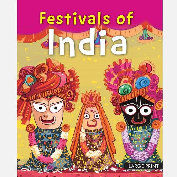 Large Print: Festivals of india - Books - indic inspirations