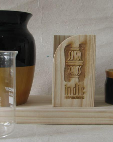 LOTA - DESKTOP PLANTER - Indigo+Turmeric - Desk Organizers - indic inspirations