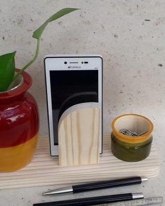 LOTA - DESKTOP PLANTER - Red+Yellow - Desk Organizers - indic inspirations