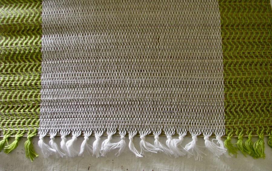 Madur Table Runner Mat Set Green - table runner and mat sets - indic inspirations