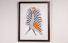 Majestic Peacock | Gond Painting | A3 Frame - paintings - indic inspirations