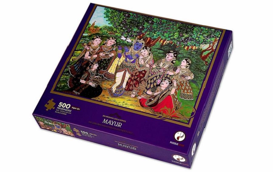 MAYUR - 500 Pcs Jigsaw Puzzle - puzzles - indic inspirations