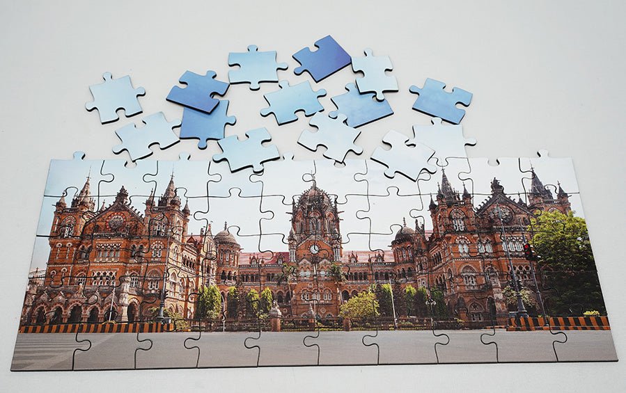 Mumbai | CSMT | Jigsaw Puzzle | 80 pieces - puzzles - indic inspirations
