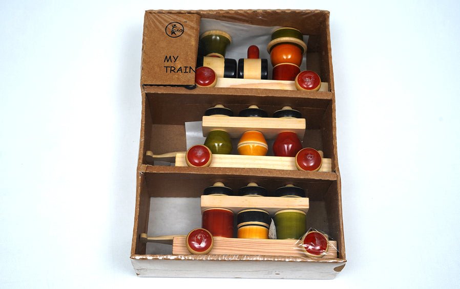 My Train | Wooden Train Toy | Wooden Train Set - Wooden Toys - indic inspirations