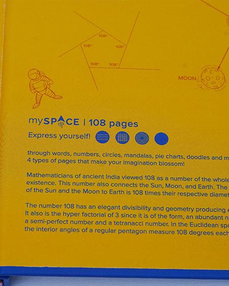 mySpace PSLV Notebook | 108 pages - Notebooks - Indic Inspirations