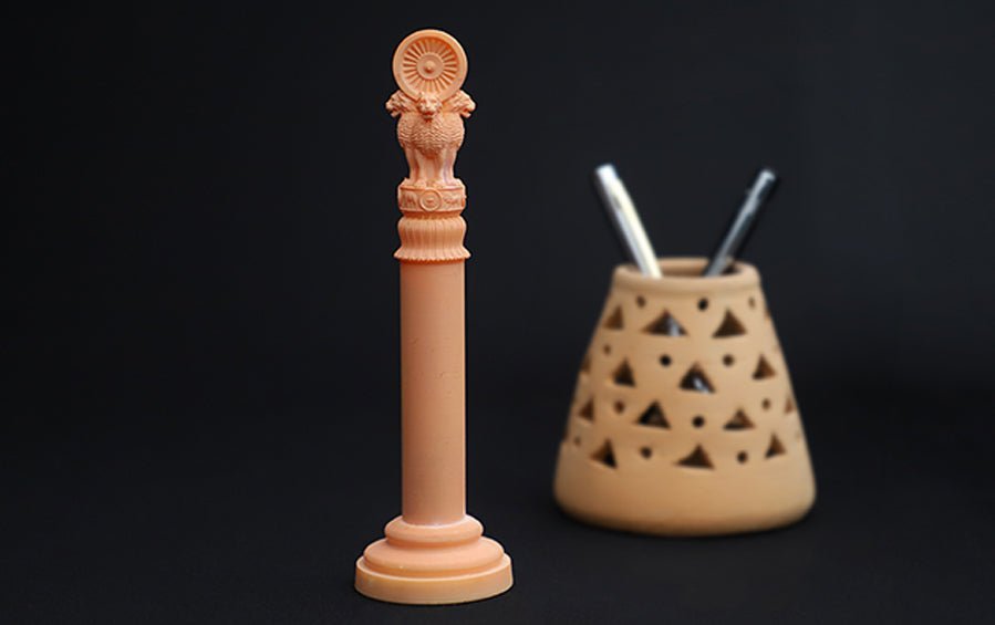 NDA Ashoka Pillar - Desk showpiece - indic inspirations