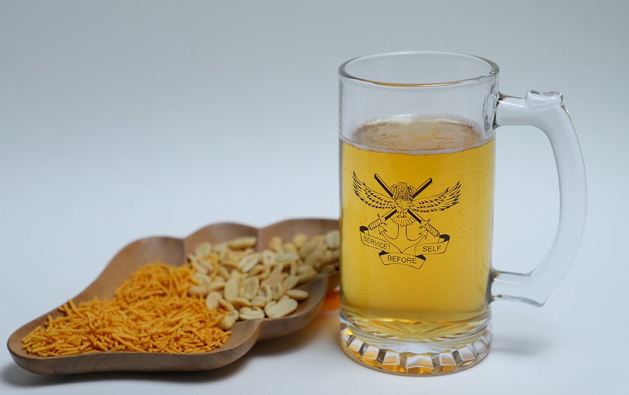 NDA Logo - Beer Glass - Beer Mugs - indic inspirations