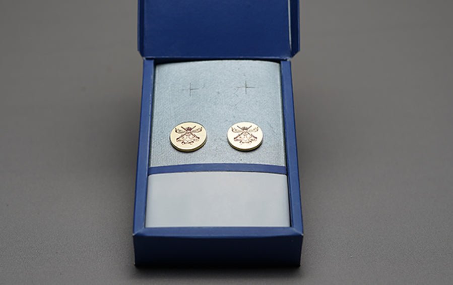 NDA Logo Cufflink - Circular - Cufflinks - indic inspirations