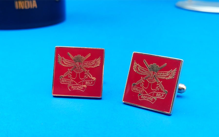 NDA Logo Cufflink - Square - Cufflinks - indic inspirations
