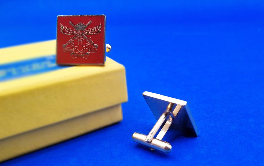 NDA Logo Cufflink - Square - Cufflinks - indic inspirations