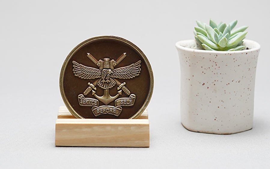 NDA Medallion – Antique Finish - Coins - indic inspirations