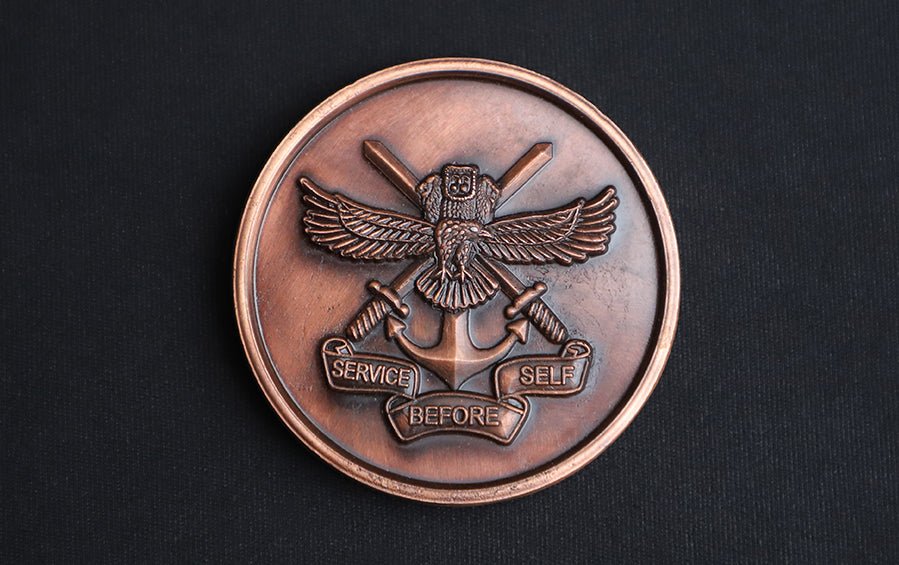 NDA Medallion – Antique Finish - Coins - indic inspirations