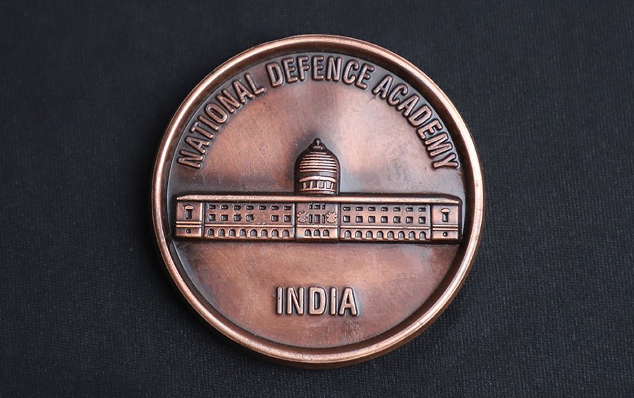 NDA Medallion – Antique Finish - Coins - indic inspirations