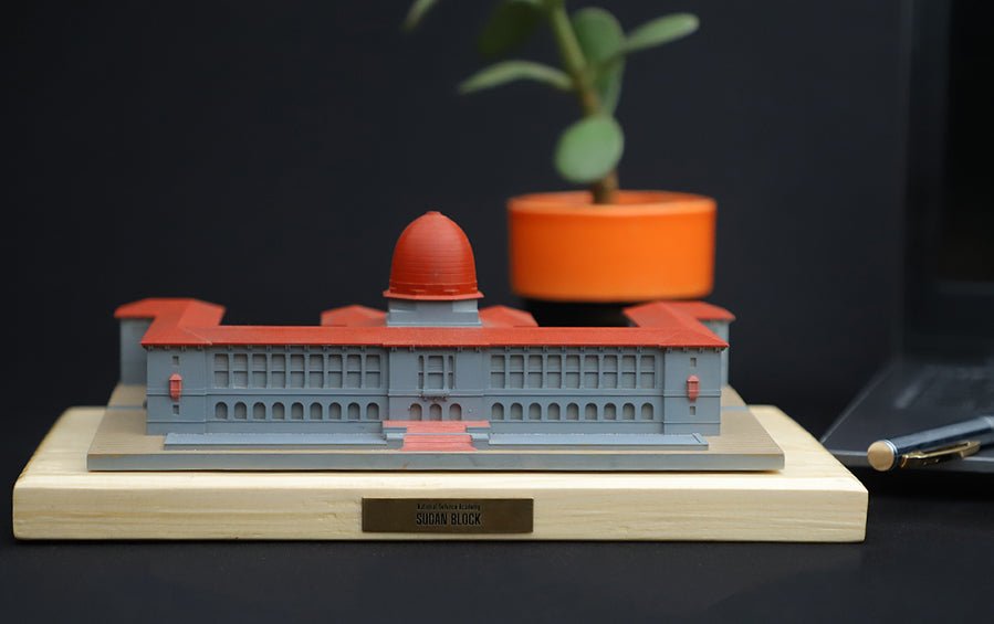 NDA Sudan Block - Resin - Desk showpiece - indic inspirations