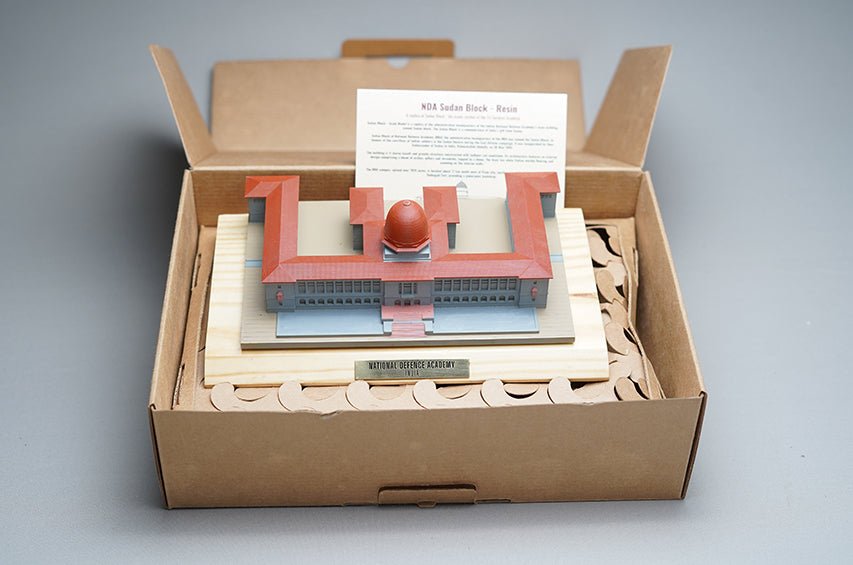 NDA Sudan Block - Resin - Desk showpiece - indic inspirations