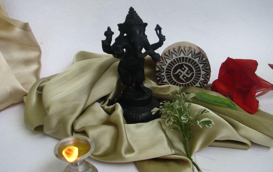 Oxi Standing Ganesha 5.5" - Sculptures - indic inspirations