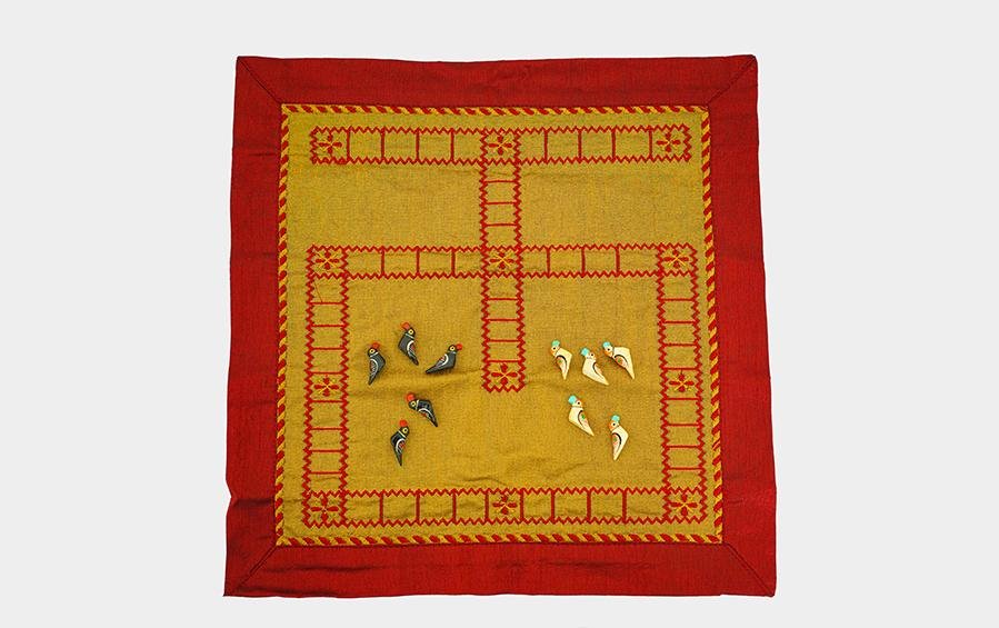 PANCHI BOARD GAME - SILK - Games - indic inspirations