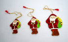 Paper Mache Decorative Hanging Santa Set - Christmas Gift Sets - indic inspirations