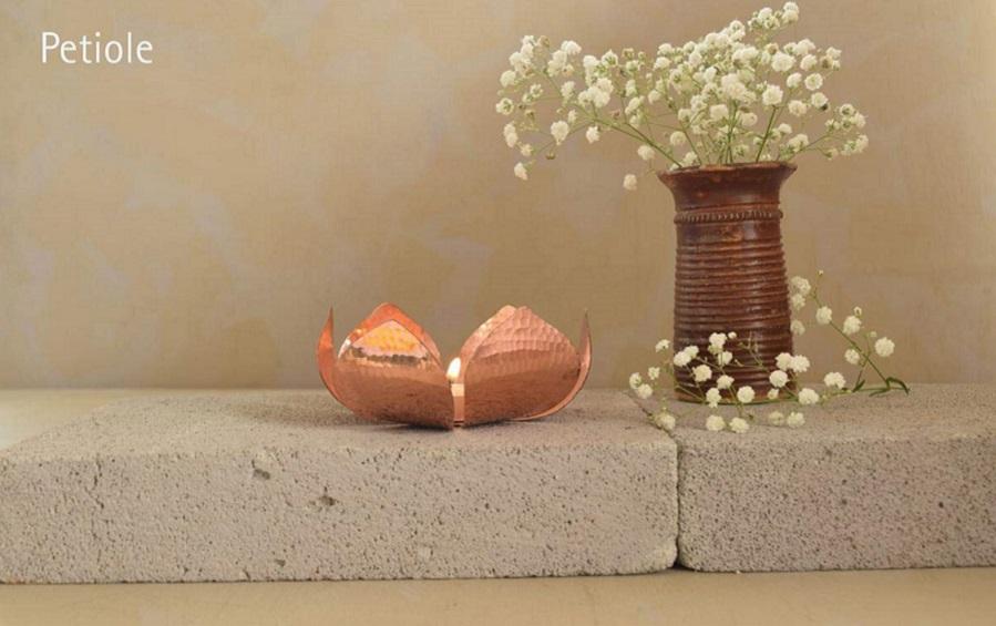 PETIOLE - T-LIGHT - Candle-holders - indic inspirations