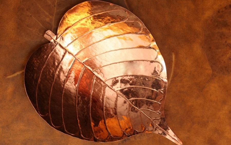 Prayer Leaf - Serving plates - indic inspirations