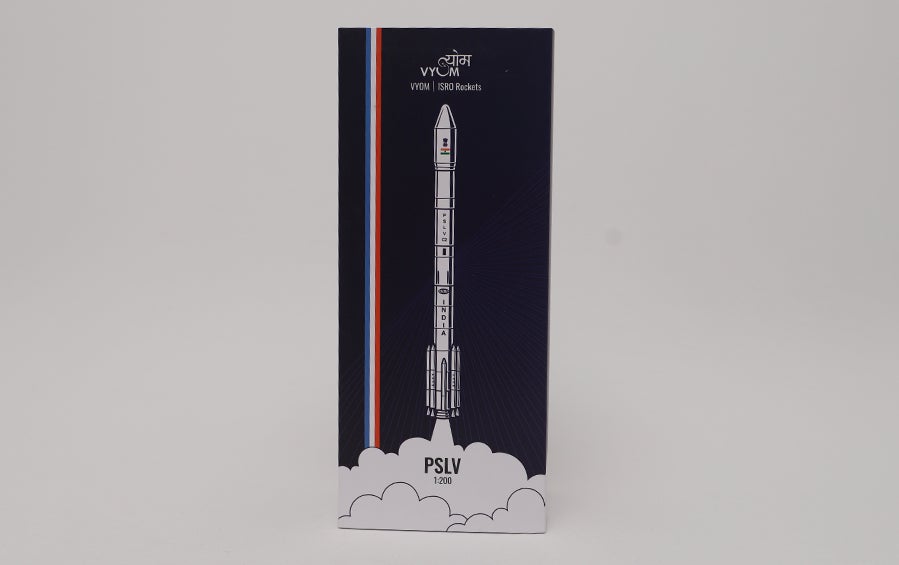 PSLV | Aluminium Scale Model 1:200 - rocket models - indic inspirations