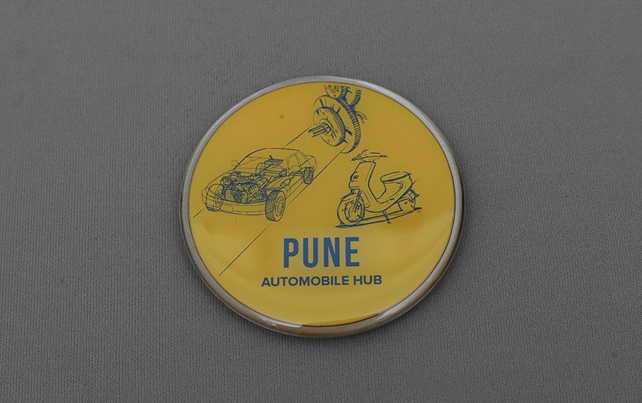 Pune :: Automobile Hub Fridge Magnet - City souvenirs - indic inspirations