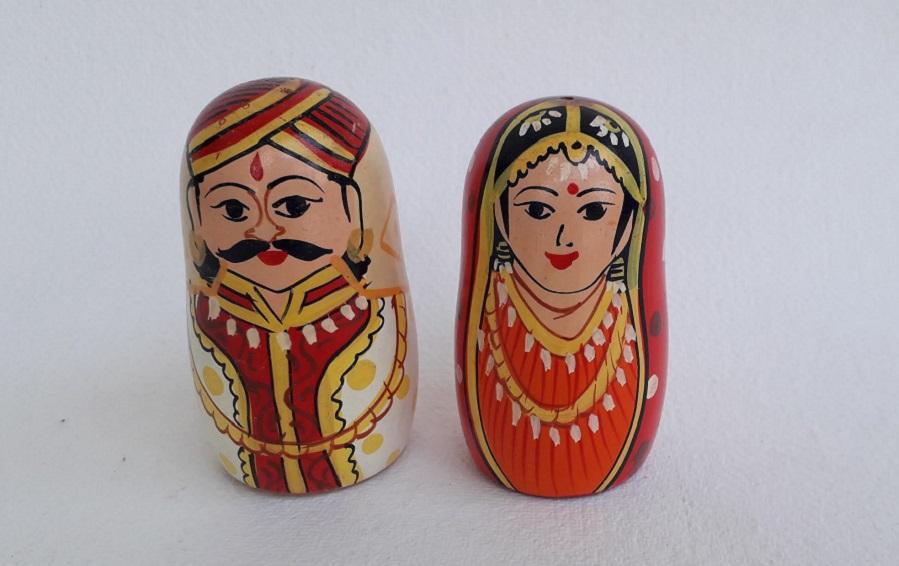 RAJA RANI - Salt & Pepper Shaker - Salt Pepper Shakers - indic inspirations