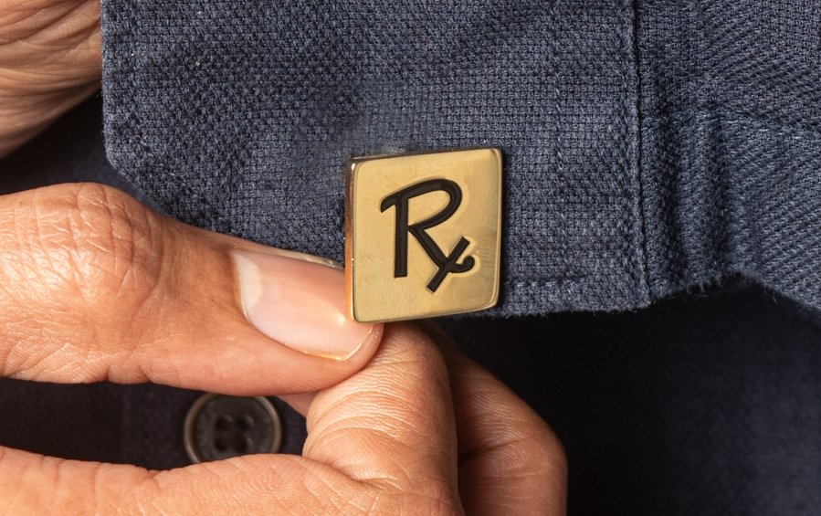 Rx Cuff Links Square for Doctors - Cufflinks - indic inspirations
