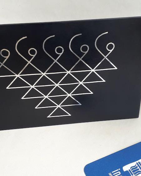 SARASWATI YANTRA - Desktop - Desk plaques - indic inspirations