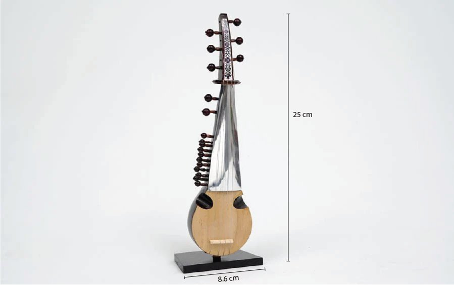Sarod | Wooden Miniature - Miniature Musical Instruments - indic inspirations