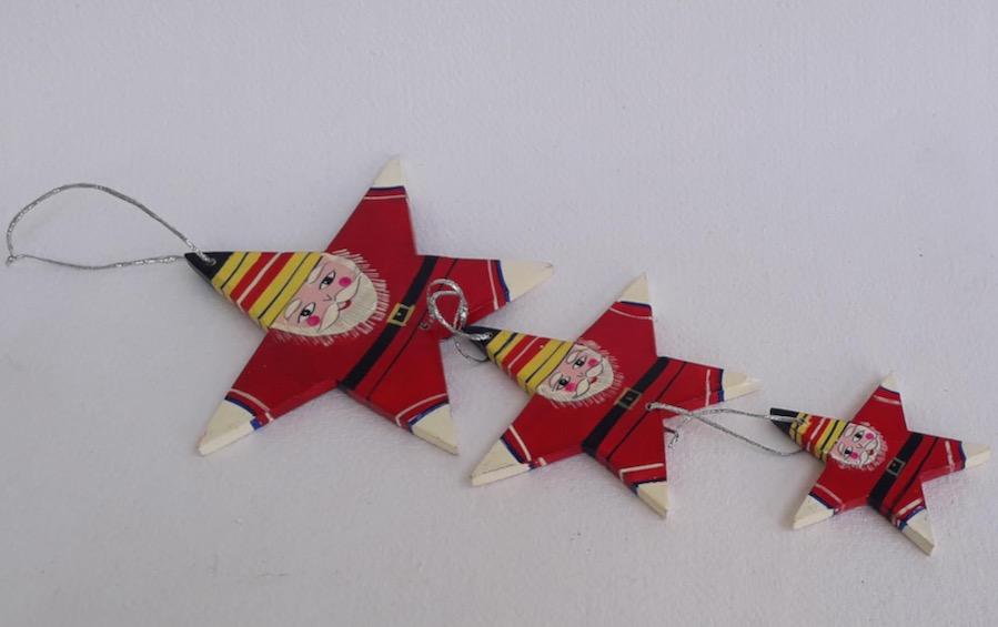 Set of Three Hanging Star - Décor hanging - indic inspirations