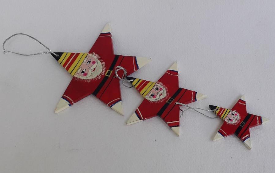 Set of Three Hanging Star - Décor hanging - indic inspirations