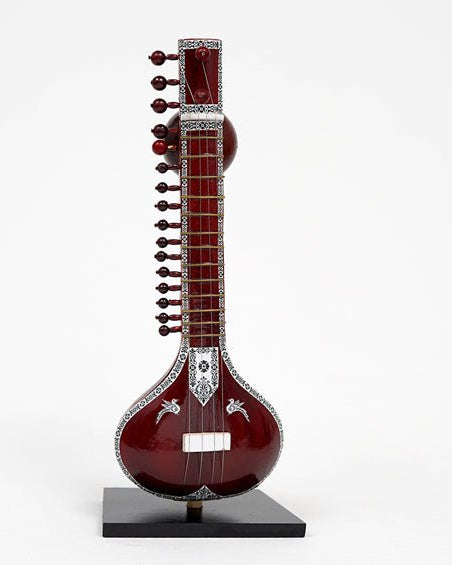 Sitar | Wooden Miniature - Miniature Musical Instruments - indic inspirations