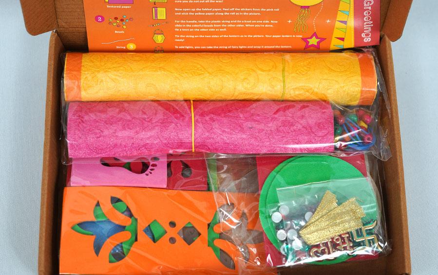 Sparkling Diwali 3-in-1 DIY Craft Box - DIY kits - indic inspirations