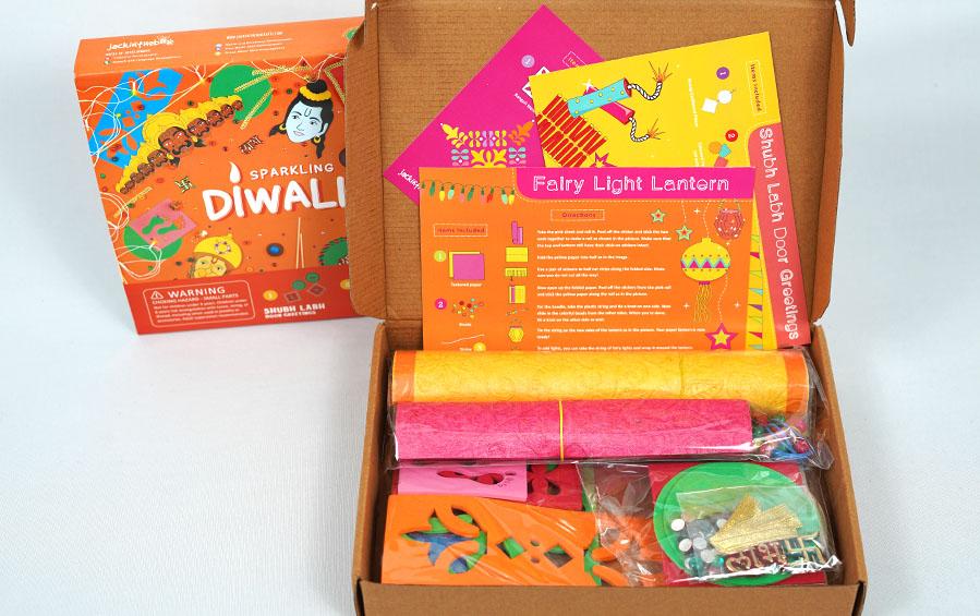 Sparkling Diwali 3-in-1 DIY Craft Box - DIY kits - indic inspirations