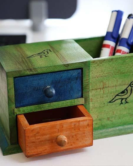 Study Table Organizer - Desk Organizers - indic inspirations