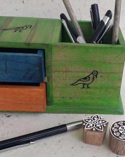 Study Table Organizer - Desk Organizers - indic inspirations