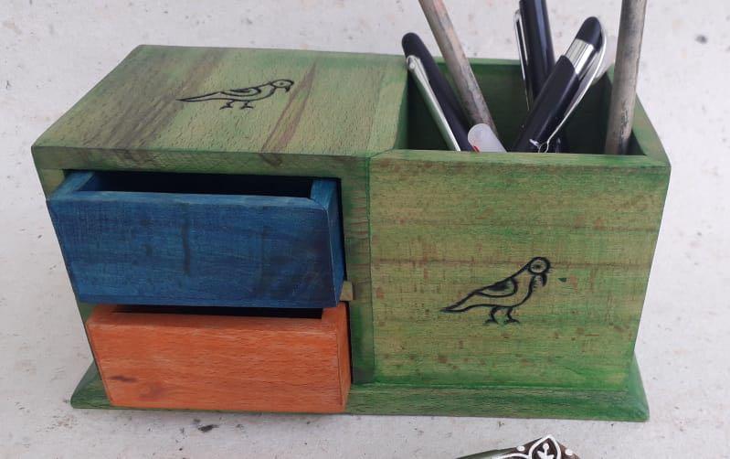 Study Table Organizer - Desk Organizers - indic inspirations