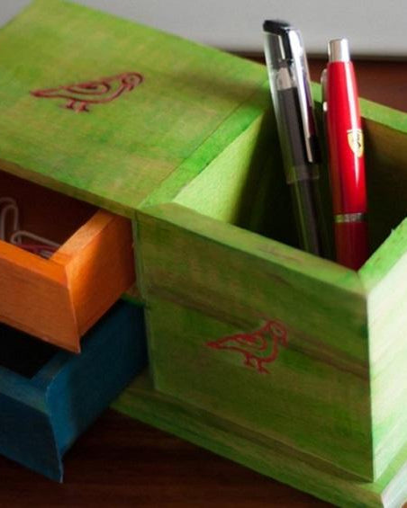 Study Table Organizer - Desk Organizers - indic inspirations