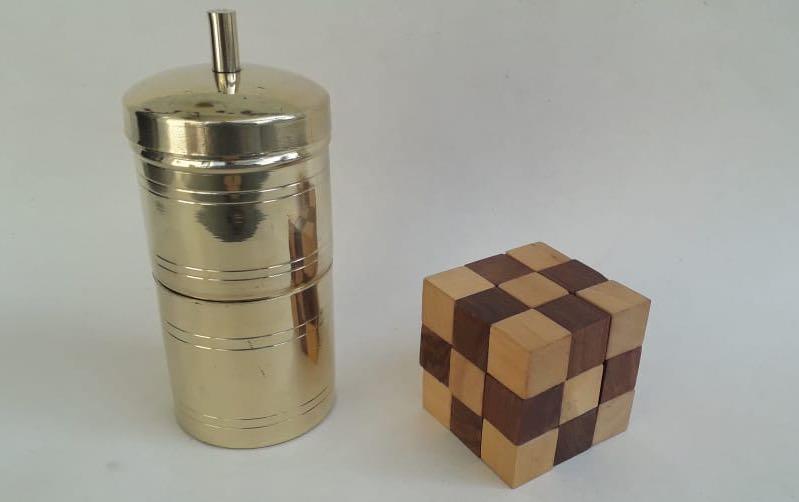 Traditional Brass Coffee Filter (L) - Coffee Filter - indic inspirations