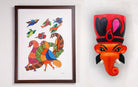 Vinayaka Wooden Mask - Masks - indic inspirations