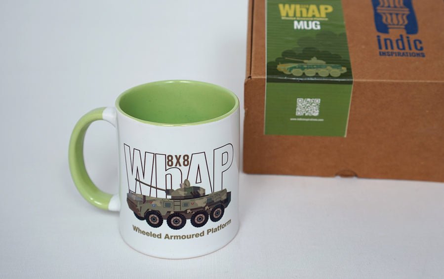 WhAP 8 x 8 Wheeled Armoured Platform | Mug - Cups & Mugs - indic inspirations