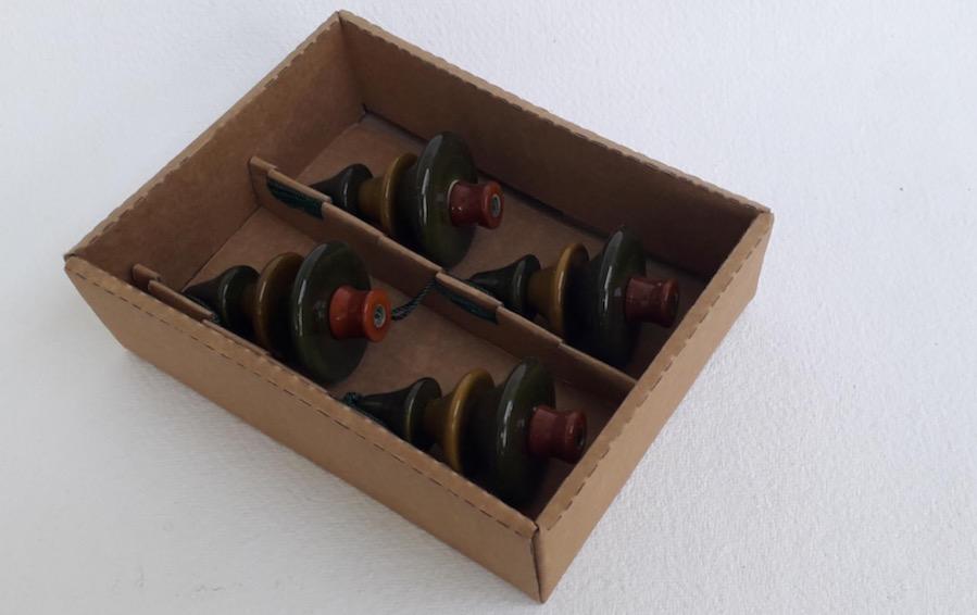 Wooden Christmas Decor : PINE ( Set of 4) - Décor hanging - indic inspirations