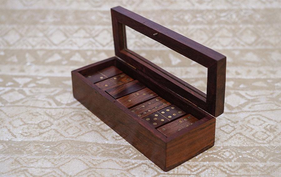 WOODEN DOMINOS - Games - indic inspirations