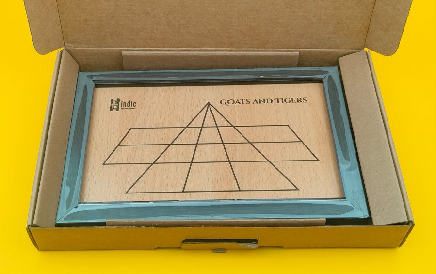 Wooden Goats and Tigers - Board Games - indic inspirations