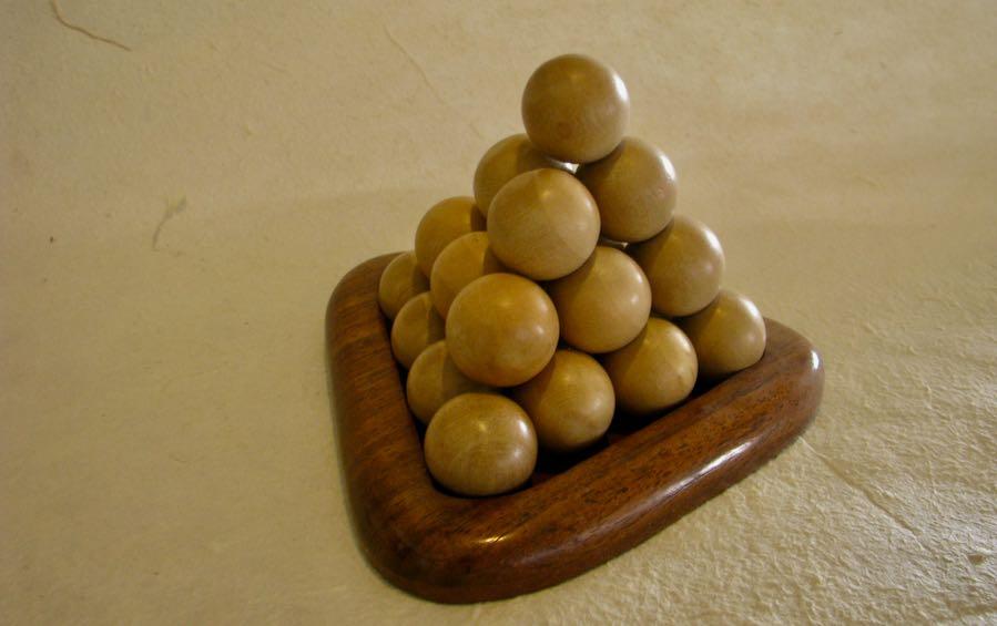 Wooden Pyramid Puzzle - puzzles - indic inspirations