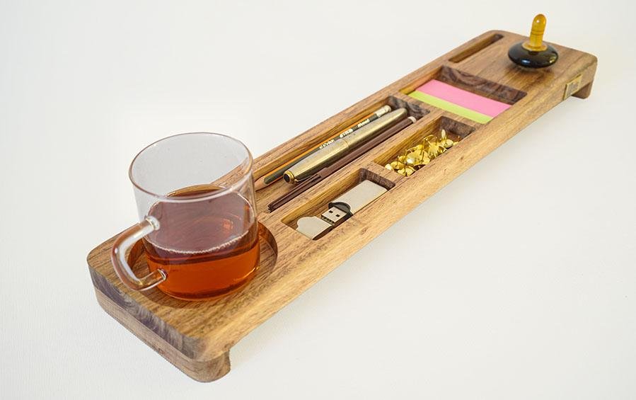 Work From Home Desktop Organizer - Desk Organizers - indic inspirations