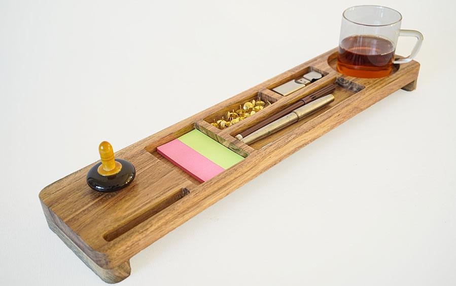 Work From Home Desktop Organizer - Desk Organizers - indic inspirations