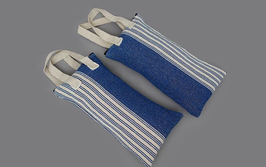 Yoga Props - Sand Bag Denim Blue ( set of 2) - yoga sand bags - indic inspirations