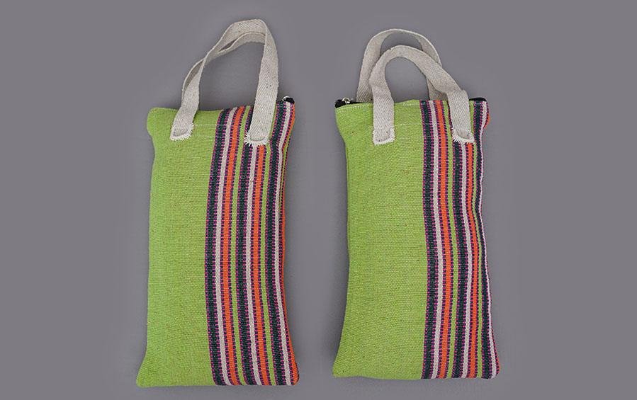Yoga Props - Sand Bag Pastel Green ( set of 2) - yoga sand bags - indic inspirations